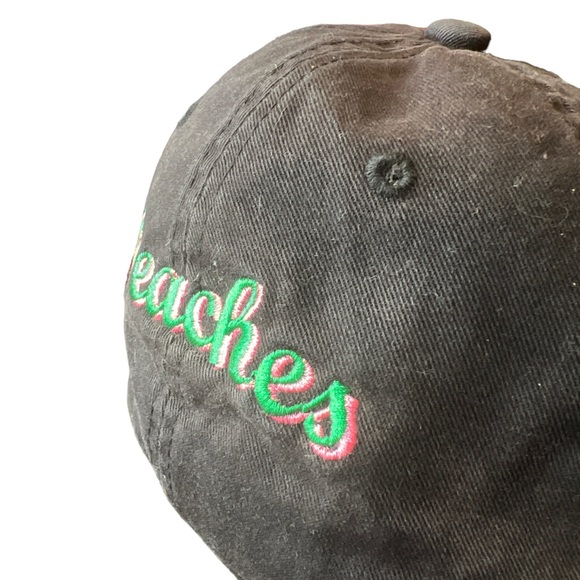 RARE VINTAGE Peaches Lids Baseball Cap Hat Size Unknown - Picture 6 of 8